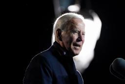 <p>　バイデン大統領（ＡＰ＝共同）</p>