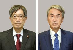 <p>　寺田稔氏、石原伸晃氏</p>