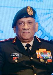 <p>　インドのビピン・ラワット国防参謀長（ゲッティ＝共同）</p>