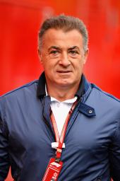 　元Ｆ１レーサー、ジャン・アレジ氏＝２０１８年６月、オーストリア・シュピールベルク（ゲッティ＝共同）