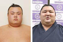 　左から英乃海、紫雷（いずれも日本相撲協会提供）