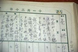　１９４１（昭和１６）年１１月２０日の「百武三郎日記」。「上辺の決意行過ぎの如く見ゆ」などの記述が見える