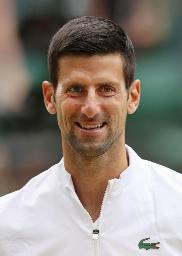 　ノバク・ジョコビッチ選手（ゲッティ＝共同）