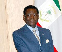 　赤道ギニアのヌゲマ大統領＝２００６年