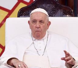 　ローマ教皇、２０２３年２月撮影（ロイター＝共同）