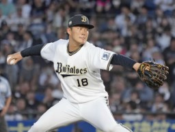 　ロッテ戦に先発したオリックス・山本＝ＺＯＺＯマリン