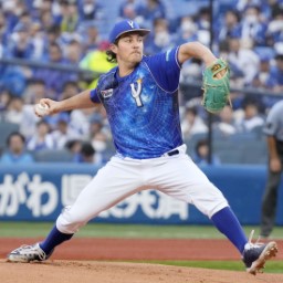 　中日戦に先発したＤｅＮＡ・バウアー＝横浜