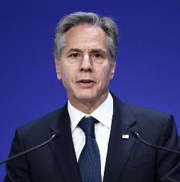 　ブリンケン米国務長官（ゲッティ＝共同）