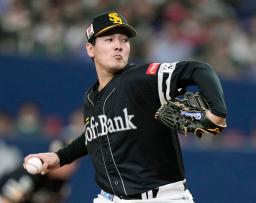 　オリックス戦に先発したソフトバンク・有原＝京セラドーム