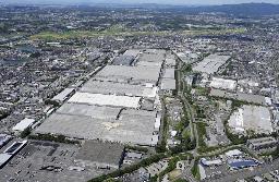 　トヨタ自動車元町工場＝２９日、愛知県豊田市（共同通信社ヘリから）