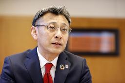 　損保ジャパンの白川儀一社長＝２０２２年