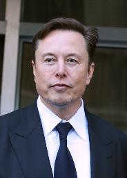 　米テスラのイーロン・マスクＣＥＯ（ゲッティ＝共同）