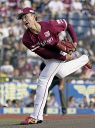 　ロッテ戦に先発した楽天・荘司＝ＺＯＺＯマリン