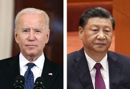 　バイデン米大統領（左、ゲッティ＝共同）、中国の習近平国家主席