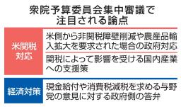 　衆院予算委員会集中審議で注目される論点