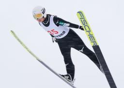 　女子で優勝した一戸くる実＝ピヤシリシャンツェ