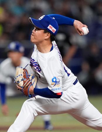 <p>　３回４安打２失点だった中日・柳＝バンテリンドーム</p>