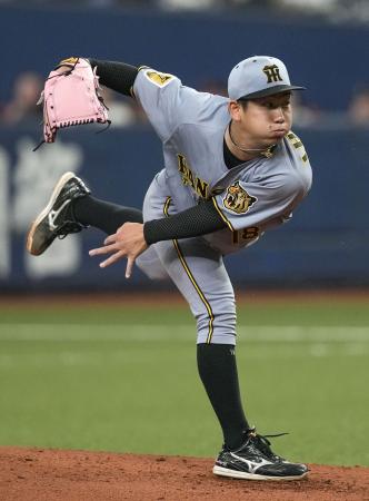 <p>　オリックス戦に先発し、５回無失点の阪神・伊原＝京セラドーム</p>