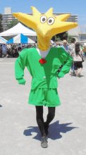 市民まつりを盛り上げ　きらっと君（習志野市）　【ちば　ゆるキャラコレクション】