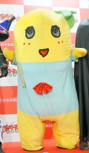 俊敏な動きで雄たけび　ふなっしー（船橋市非公認）　【ちば　ゆるキャラコレクション】