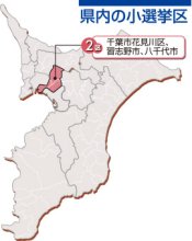 自民に挑む３党共闘　２区　【ちば衆院選　県内選挙区の情勢】