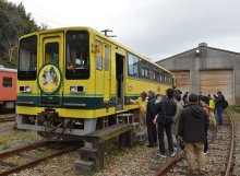 ムーミン列車運行終了　鉄道ファンら別れ惜しむ　いすみ鉄道・大多喜駅でイベント