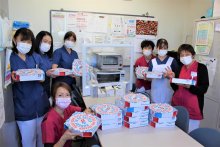 感謝込め病院へ差し入れ　東金で有志の輪広がる