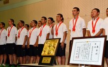 凱旋報告「応援に感謝」　専大松戸ナイン　第１０３回全国高校野球　千葉大会