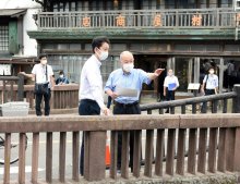 熊谷知事が香取地域視察　１市３町で意見交換　「県の果たす課題たくさん」