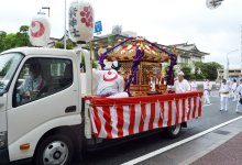 千葉神社の妙見大祭　コロナ禍でトラック巡行　「祭りやることに意義」　今年で８９５回目