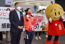 安藤選手、地元白井凱旋　応援に感謝パリ目指す　重量挙げ女子５９キロ級銅メダル報告　【２０２０東京五輪】