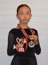 ペアダンスで全日本２冠　田喜野井小４年（船橋市）　柴田莉奈さん（１０）　【ピープル】