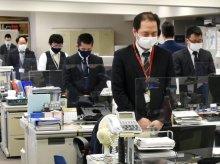 県庁でも職員ら黙とう　【東日本大震災１１年】