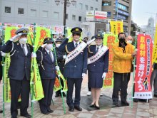 【動画あり】俳優・神尾楓珠さんら一日署長　船橋、春の交通安全　市立船橋高が舞台の映画で主演