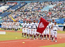 【速報】甲子園懸け熱戦開幕　１５３チーム、ＺＯＺＯマリンで行進　四街道が勝利一番乗り　第１０４回全国高校野球選手権千葉大会