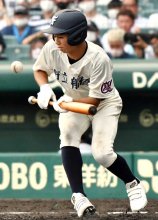 巧打と度胸武器の大野　興南戦で先発出場の１年生　【市船　甲子園２０２２】