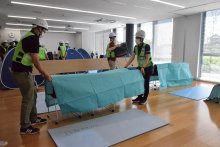 職員対象に防災訓練　避難所開設手順など確認　旭市