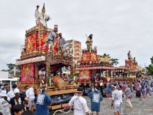 山車とお船、４年ぶり練り歩き　伝統の「やわたんまち」始まる　安房地域最大の祭礼