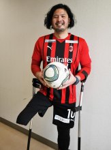 Ｗ杯初の８強目指す　アンプティサッカー選手の富里市職員・古城暁博さん（４０）　【ひと模様】