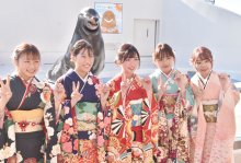 人気アシカ、とびきり笑顔で門出祝う　鴨川シーワールドで「二十歳の集い」