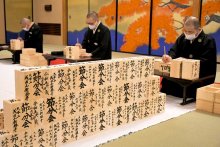 【子ども新聞　週刊ちばにち家】　幸せ願い福枡作り　節分会向け成田山新勝寺　（２０２３年１月１９日号）