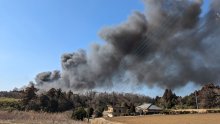 【速報】成田の資材置き場で火災　「廃材が燃えている」と１１９番通報