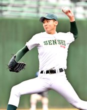 チーム１長身左腕　渡辺翼　投手　３年　【聖地に挑む　舞い上がれ専大松戸】