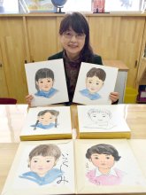 愛情込め似顔絵５０００枚　佐倉市の慈光幼稚園園長　伊藤昌子さん（８０）　【ひと模様】