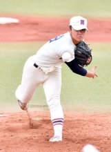 習志野小城　雪辱の完投　第７６回春季千葉県高校野球大会　第４日