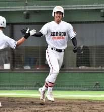 水野覚醒、連続アーチ　木更津総合　第７５回春季関東高校野球大会 