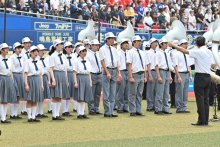 応援の気持ち歌に　「栄冠は君に輝く」　八千代松陰合唱部　第１０５回全国高校野球選手権　千葉大会　第１日