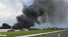 【速報】野田の養豚場で火災　豚舎延焼か、１棟ほぼ全焼　けが人なし【動画あり】