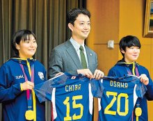 アジア大会を連覇　ジェフレディース千葉玲海菜・大沢春花選手、快挙に貢献　まもなく開幕ＷＥリーグへ意気込み