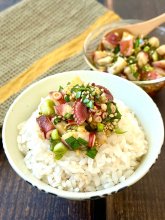 最優秀「多古タコ香ばしニラだれ」　多古米に合うおかず選手権　料理研究家リュウジさんら審査